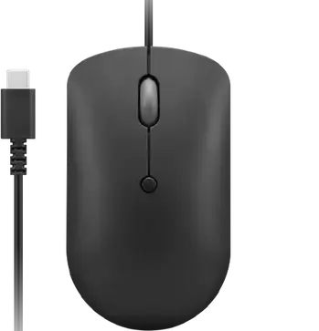 Lenovo 400 USB-C wired Compact Mouse Raven Black, USB