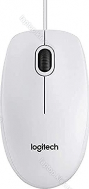 Logitech B100 Optical Mouse white, USB