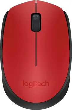 Logitech M171 wireless Mouse red, USB