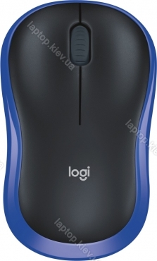 Logitech M185 wireless Mouse black/blue, USB