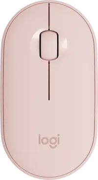 Logitech M350 Pebble wireless Mouse Rose, USB/Bluetooth
