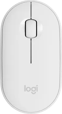 Logitech M350 Pebble wireless Mouse Off-white, USB/Bluetooth