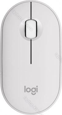 Logitech M350s Pebble Mouse 2 white, Logi Bolt, USB/Bluetooth