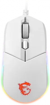 MSI Clutch GM11 Gaming Mouse white, USB