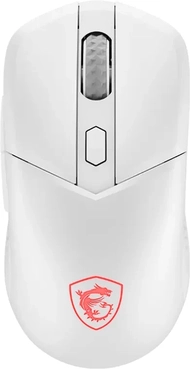 MSI Versa 300 wireless Gaming Mouse white, USB/Bluetooth