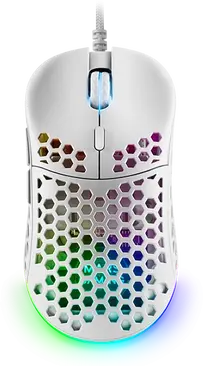 Mars Gaming MM55 white, USB