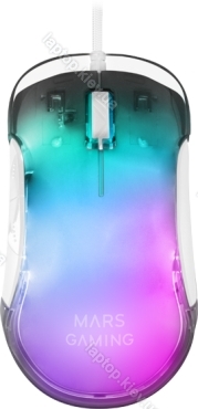 Mars Gaming MMGLOW white, USB