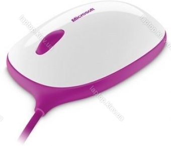 Microsoft Express Mouse pink/white, USB