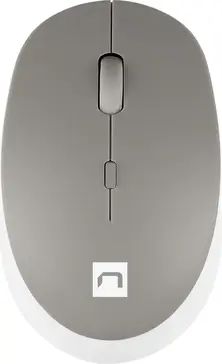 Natec Harrier 2 wireless Mouse white/grey, Bluetooth