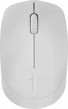 Rapoo M100 Silent light grey, USB/Bluetooth