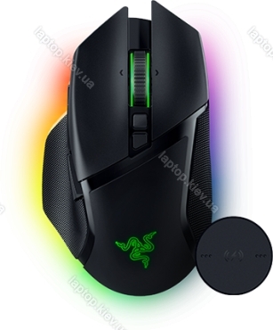 Razer Basilisk V3 Pro + wireless Charging puck, USB/Bluetooth