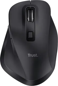 Trust Fyda rechargeable wireless Comfort Mouse black, ECO certified, USB