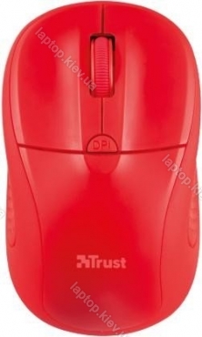 Trust Primo wireless Mouse, red, USB