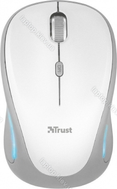 Trust Yvi FX wireless Mouse white, USB