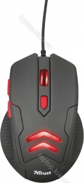 Trust Ziva Gaming Mouse with mousepad black, USB