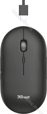 Trust puck wireless Mouse black, USB/Bluetooth