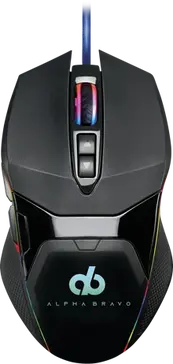 Veho Alpha Bravo GZ1 Gaming Mouse, black, USB