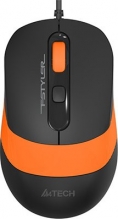 A4Tech FSTYLER Collection FM10 wired Mouse black/orange, USB