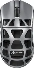 Attack Shark R3 wireless Gaming Mouse grey, USB/Bluetooth