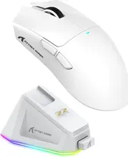 Attack Shark X11 wireless Gaming Mouse white, USB/Bluetooth