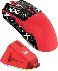 Attack Shark X11 wireless Gaming Mouse red, incl. Grip Tape, USB/Bluetooth