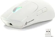Attack Shark X5 wireless Gaming Mouse white, USB/Bluetooth