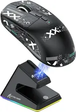 Attack Shark X6 wireless Gaming Mouse black, incl. Grip Tape, USB/Bluetooth
