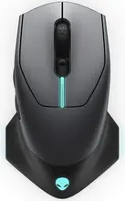 Dell Alienware AW610M wired/Wireless Gaming Mouse, Dark Side Of The Moon, USB