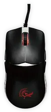 Ducky Feather Black & white Ultralight Gaming Mouse, Huano Switches, USB