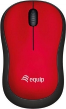 Equip Comfort wireless Mouse red, USB 