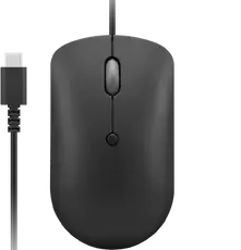 Lenovo 400 USB-C wired Compact Mouse Raven Black, USB