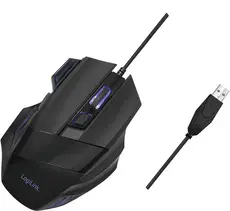 LogiLink Gaming Mouse, black, USB