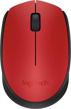 Logitech M171 wireless Mouse red, USB