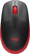 Logitech M190 Full-Size wireless Mouse red, USB