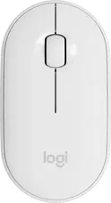 Logitech M350 Pebble wireless Mouse Off-white, USB/Bluetooth
