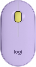 Logitech M350 Pebble wireless Mouse Lavender Lemonade, USB/Bluetooth
