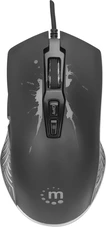 Manhattan RGB Gaming-mouse, 7 keys, 7200dpi, black, USB