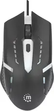 Manhattan RGB Gaming-mouse, 4 keys, 1500dpi, black, USB