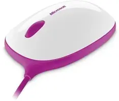 Microsoft Express Mouse pink/white, USB