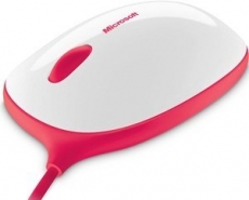 Microsoft Express Mouse red/white, USB