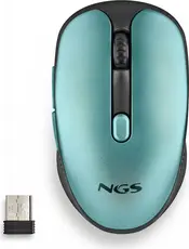 NGS Evo Rust Ice wireless rechargeable Silent Mouse blue/black, USB