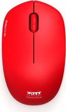 Port Designs wireless Mouse Collection red, USB
