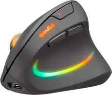 Speedlink Piavo Pro vertical wireless Mouse Rubber Black, black, USB