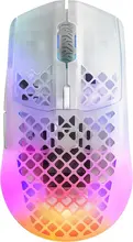 SteelSeries Aerox 3 wireless Ghost white/transparent, USB/Bluetooth