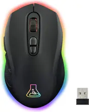 The G-Lab Kult Neon wireless Gaming Mouse, black, USB