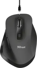 Trust Fyda rechargeable wireless Comfort Mouse black, USB