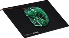Trust Gaming GXT 783X Izza Gaming Mouse + mousepad, black, USB