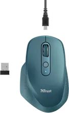 Trust Ozaa rechargeable wireless Mouse blue, USB