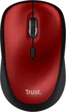 Trust Yvi+ Silent wireless Mouse red, ECO certified, USB