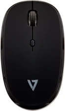 V7 Silent Dual Mode mouse with 4 keys black, USB/Bluetooth
